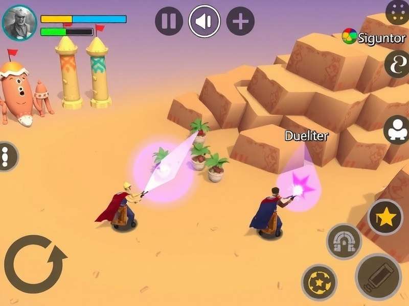 Intense combat in the Thar Desert Desert Duelists Gameplay Screenshot